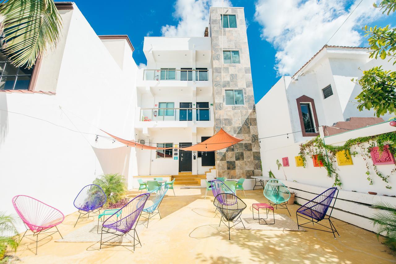 The Mermaid Hostel Beach (Adults Only) Cancun Ngoại thất bức ảnh