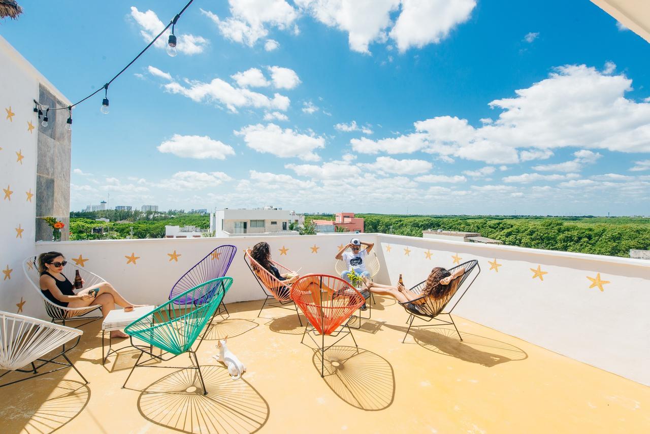 The Mermaid Hostel Beach (Adults Only) Cancun Ngoại thất bức ảnh